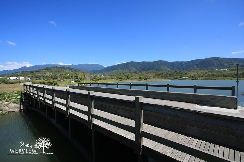 大坡池橫越湖面的木棧道